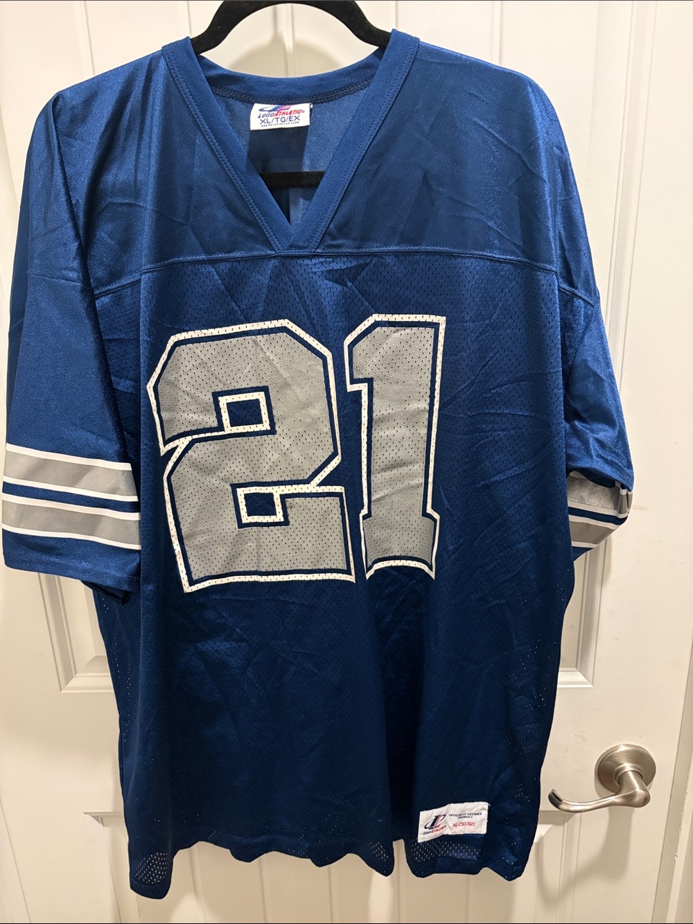 Logo Athletics Deion Sanders Dallas Cowboys Football Jersey size XL